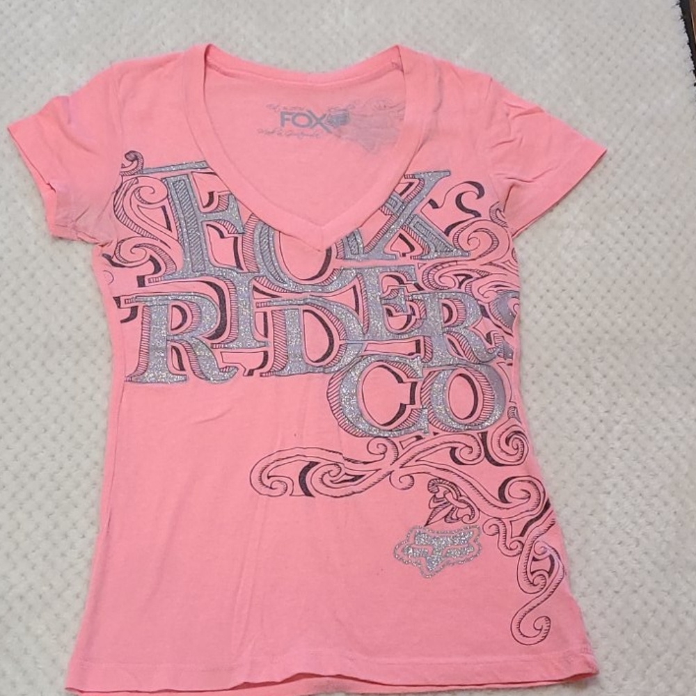 Fox vneck shirt